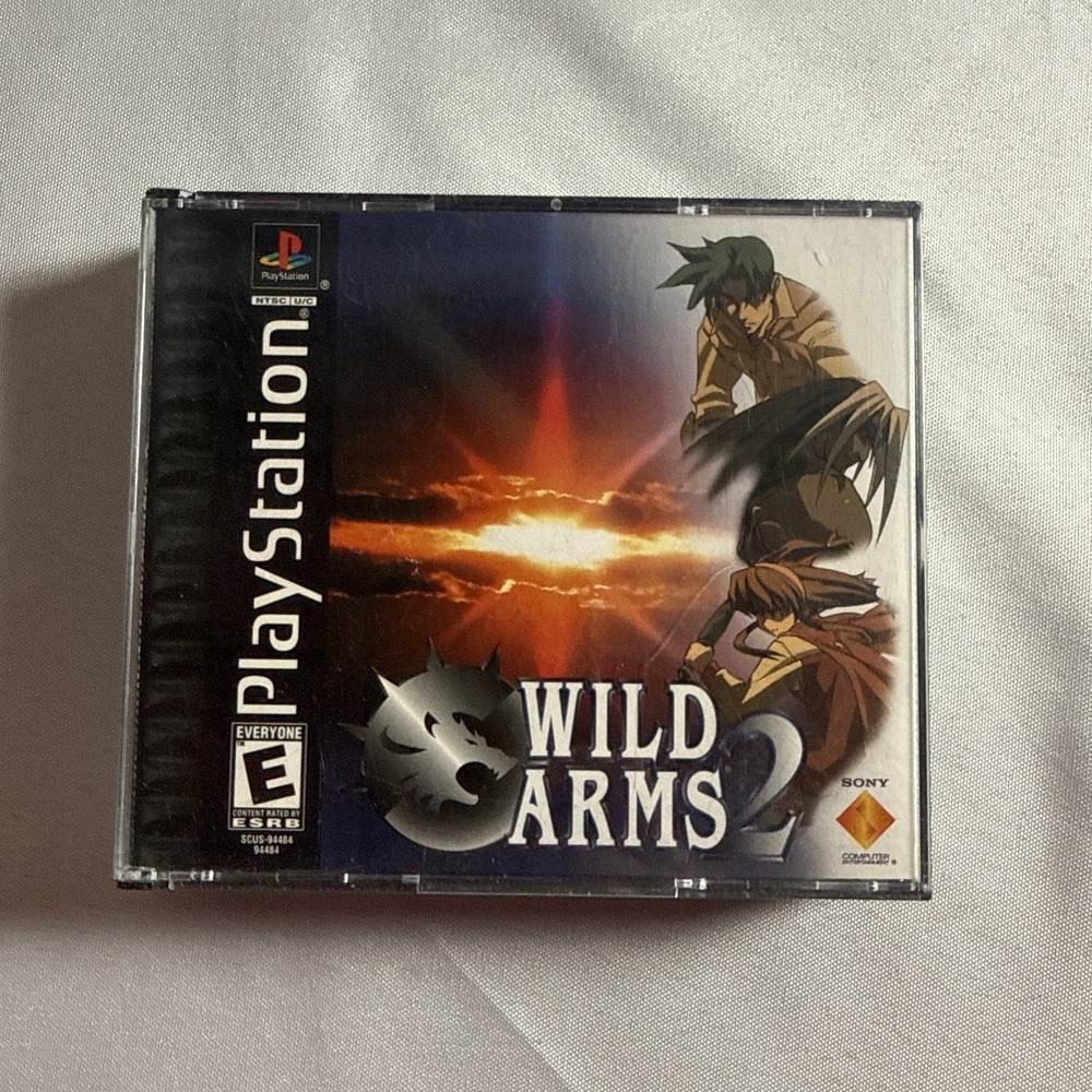SONY PS1 PLAYSTATION 1 GAME - WILD ARMS 2 (NLG055522)
